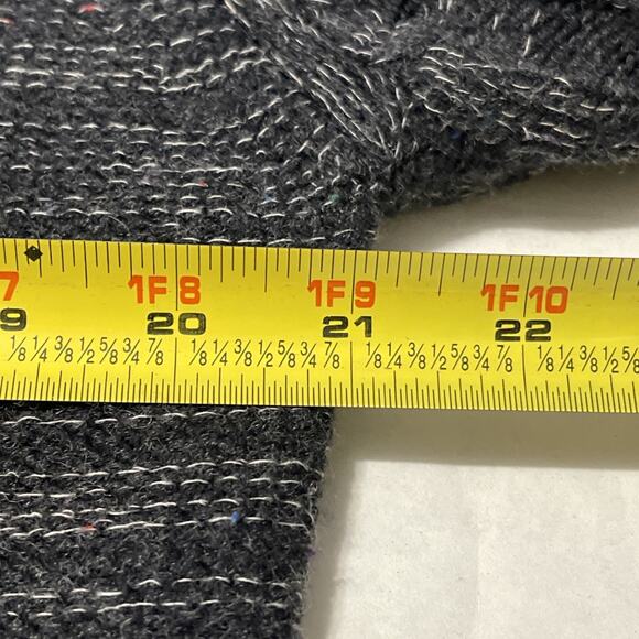 Nominee Sweater Womens Medium Gray Turtleneck Cableknit Fishermen Italy - Picture 10 of 10